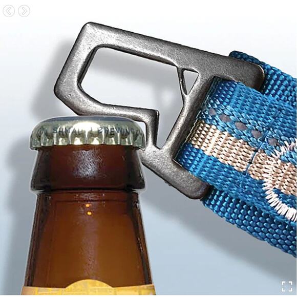 Kurgo Size L RSG Dog Collar Blue Reflective Secure Buckle Closure Comfort New - Picture 5 of 7